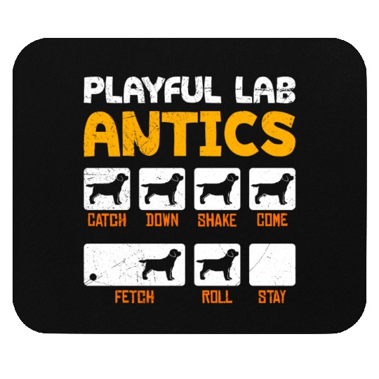 Labrador Owner PLAYFUL LAB ANTICS Funny Mouse Pads