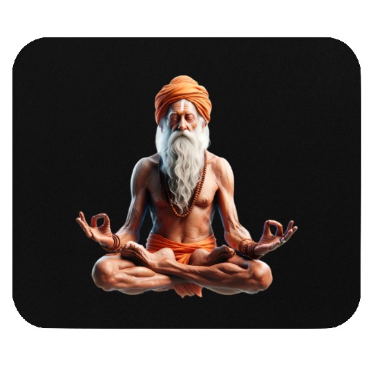 Peaceful Meditation Guru Mouse Pads