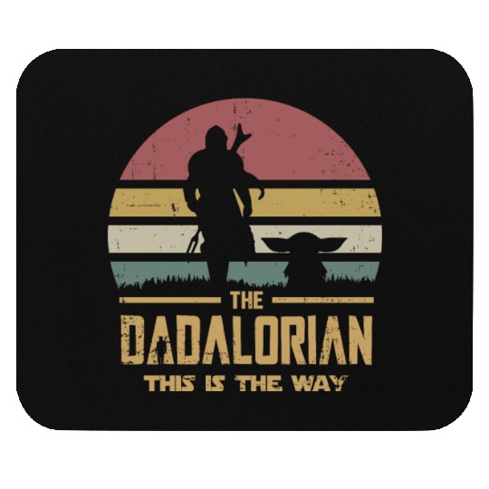 The Dadalorian And Son vintage Mouse Pads