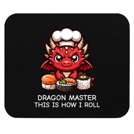 Sushi - Sushi Roll - Sushi Chef - Sushi Humor Mouse Pads