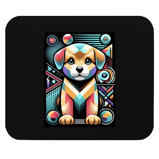 Space Puppy Mouse Pads