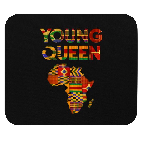 Kente Cloth Girls African Mouse Pads
