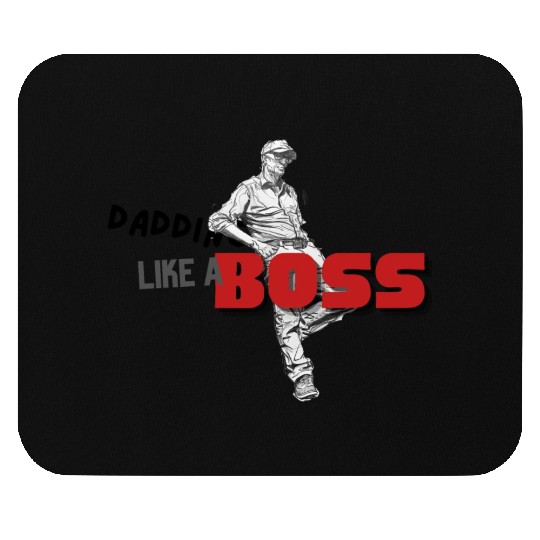 Dadding like a Boss Mouse Pads