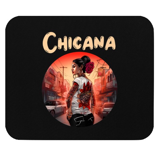 Chicana Lowrider Clothes Mexican American Mouse Pads