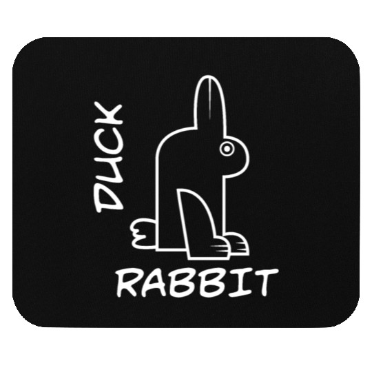 Rabbit Duck Meme Science Math Geek Philosophy Mouse Pads