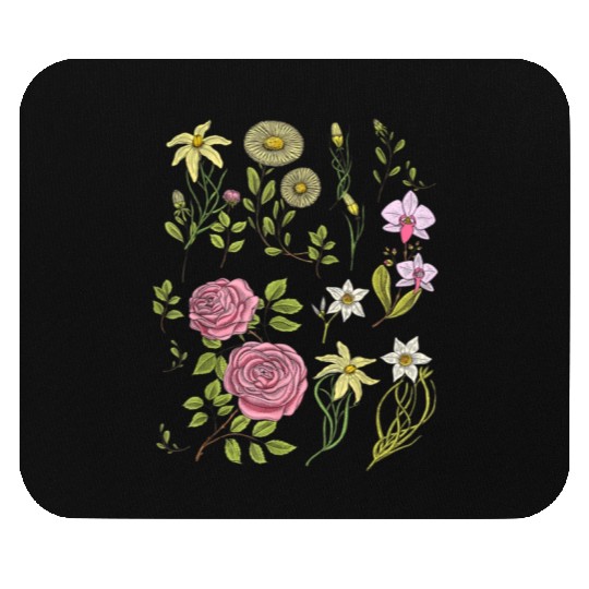 Flowers Cottagecore Mushroom Indie Clothes Mouse Pads