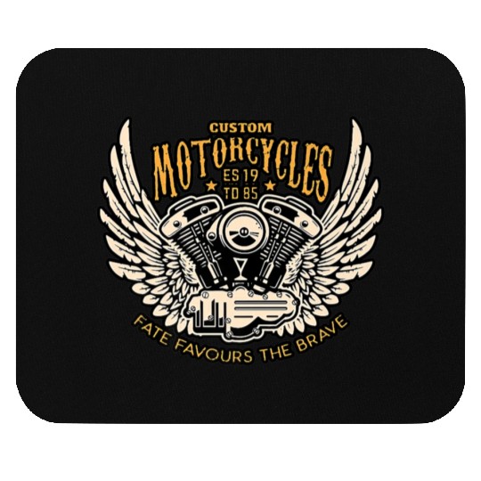 Motorcyclists chopper clothing Premium Mouse Pads