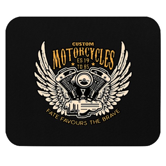 Motorcyclists chopper clothing Premium Mouse Pads