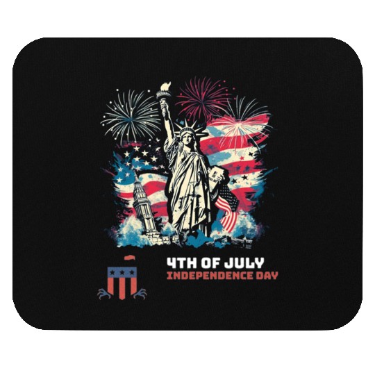 Happy Independence Day Mouse Pads