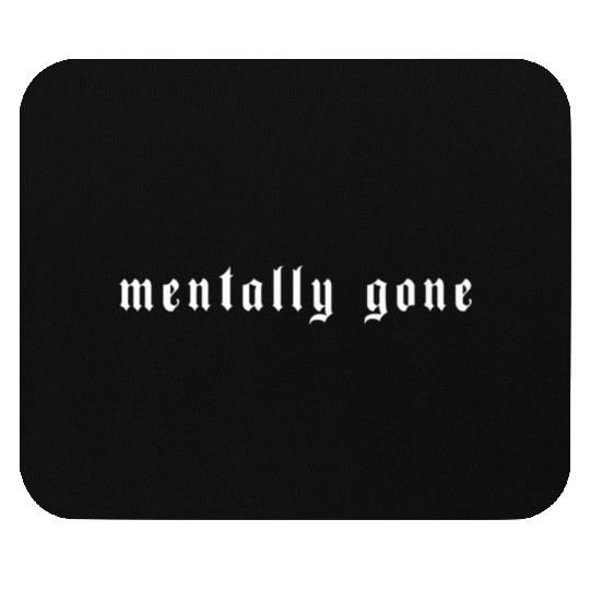 Mentally Gone Aesthetic Clothes Premium Mouse Pads