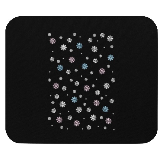 Filigree Snowflake Pattern Mouse Pads