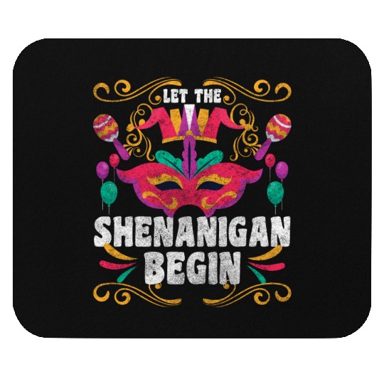 Carnival Street Festival Mardi Gras Queen Mouse Pads