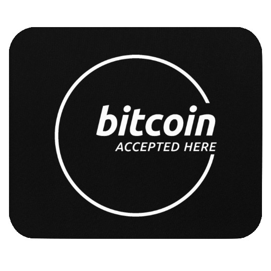 Bitcoin Accepted Here Promo Mouse Pads