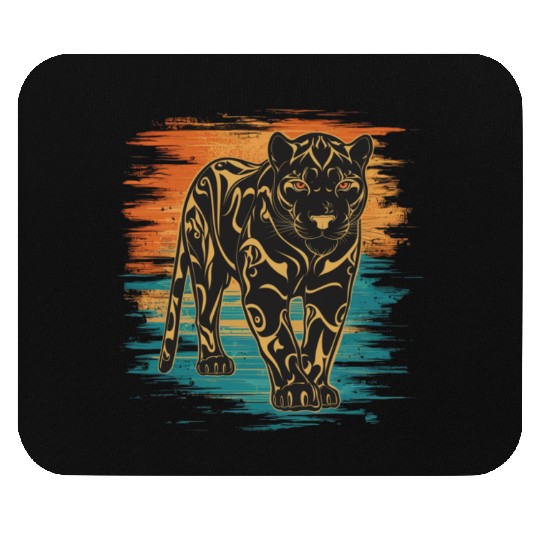 Sunset Panther Mouse Pads