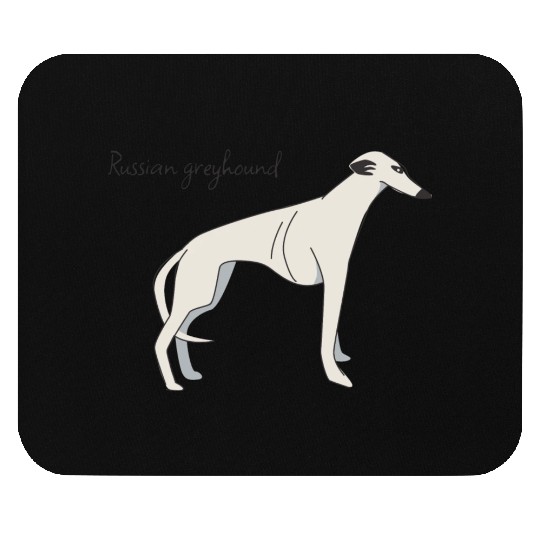 Russian greyhound Mouse Pads