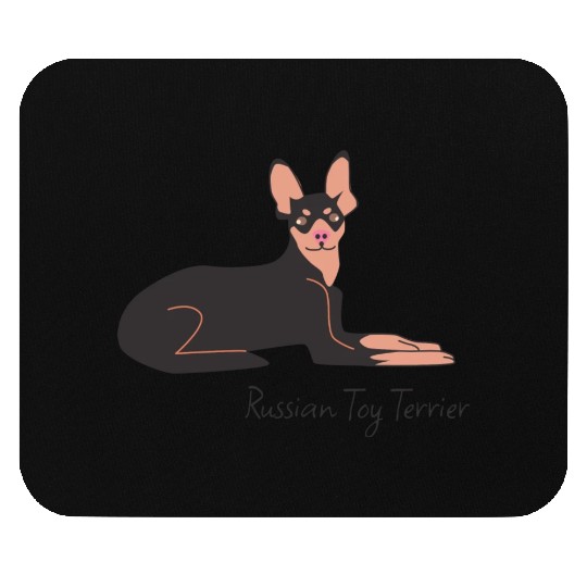 Russian Toy Terrier Mouse Pads