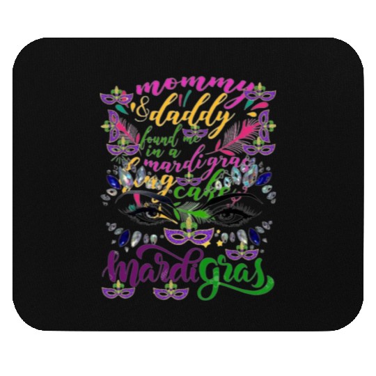 "mardi gras Mouse Pads"