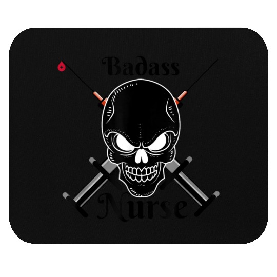 Badass Nurse Nursing student Mouse Pads
