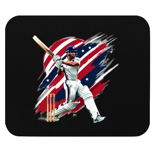 US CRICKET LOVE Mouse Pads
