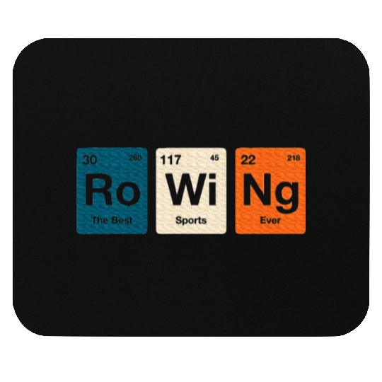 Rowing Periodic Table Elements Mouse Pads