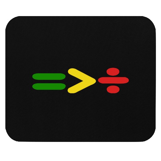 Juneteenth Equality Is Greater Than Division Afro Mouse Pads