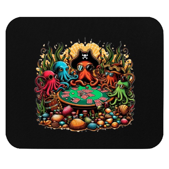 Octopus Card Table Mouse Pads
