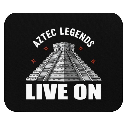 Aztec Pyramid Mayan Indigenous Mexican Aztec Mouse Pads