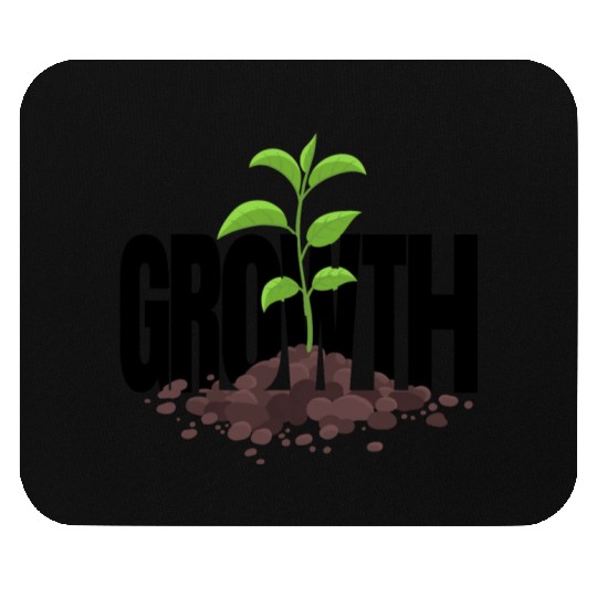 Growth Typography Design Mouse Pads