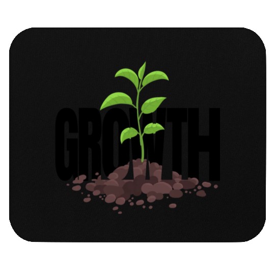 Growth Typography Design Mouse Pads