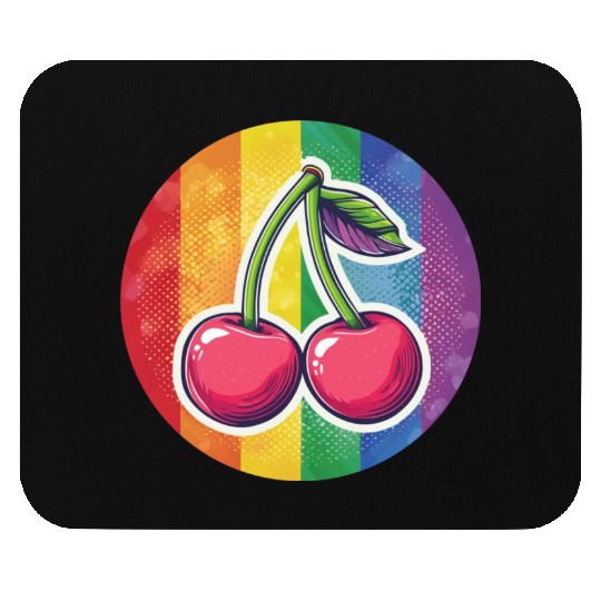 LGBTQ Cherry Mouse Pads
