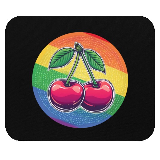 LGBTQ Cherry Mouse Pads