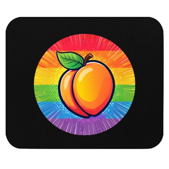 LGBTQ Peach Mouse Pads
