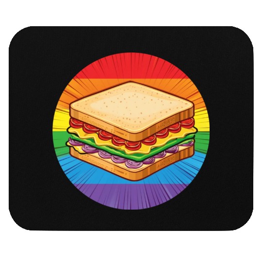 LGBTQ Sandwich Mouse Pads