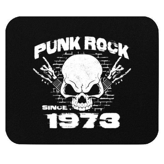 Punk Rock Since 1973 - Skull Rock Hands 51st Mouse Pads