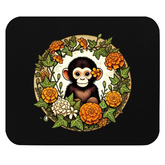 Chimpanzee Mouse Pads