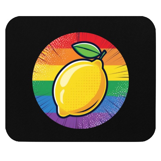 LGBTQ Lemon Mouse Pads