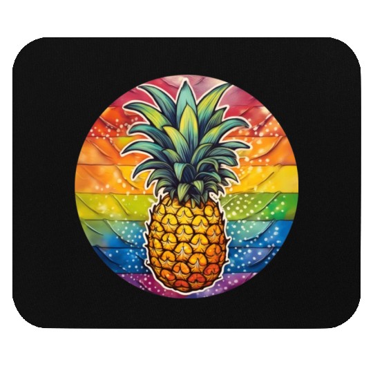 LGBTQ Pineapple Mouse Pads
