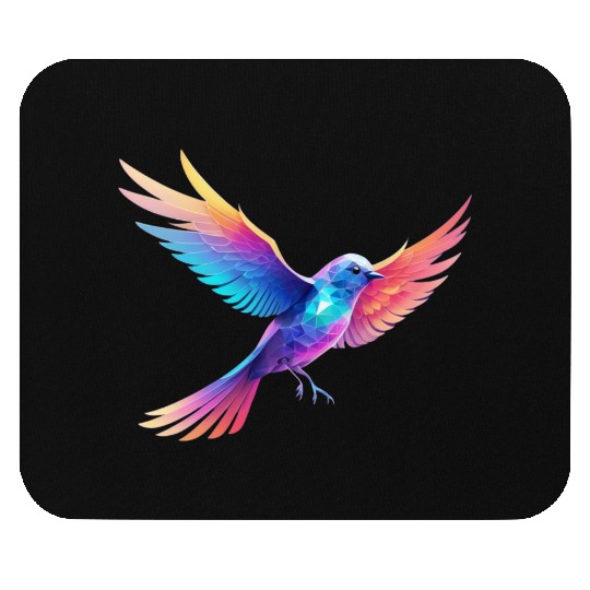 bird graphic design Mouse Pads