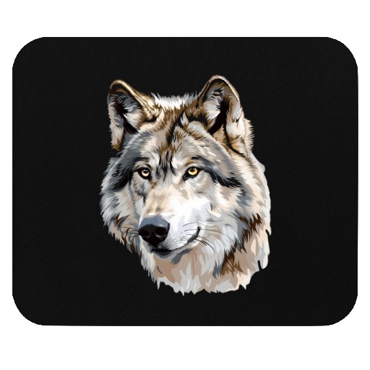 Cool wolf Mouse Pads