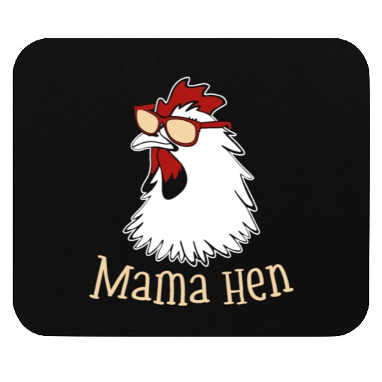 Mama Hen Chicken Mom Farmer Farm Animal Mouse Pads