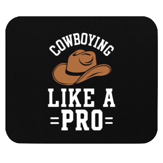 Cowboy Lifestyle Western Theme with Horses and Mouse Pads