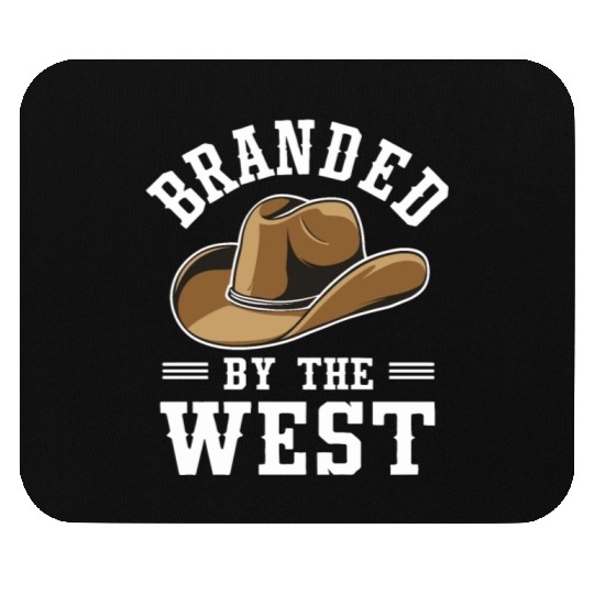 Cowboy Lifestyle Western Theme with Horses and Mouse Pads