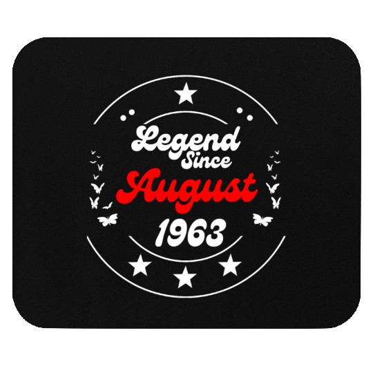 August 1963 Birthday Since Premium Mouse Pads