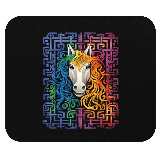 Mandala Animal Colorful Artwork Mouse Pads