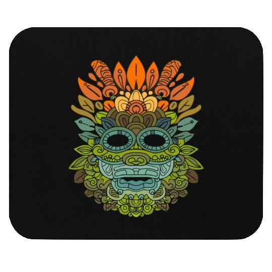 Maya God Mayan Mythology Itzamna Colorful Tribal Mouse Pads