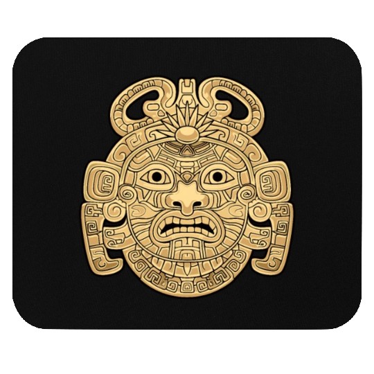 Maya God Mayan Mythology Ancient God K'inich Ahau Mouse Pads
