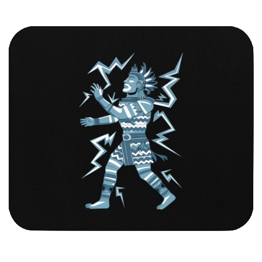 Maya God Mayan Mythology Kauil Lightning Warrior Mouse Pads