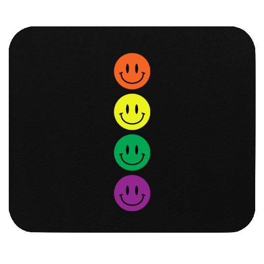laughing face design Mouse Pads