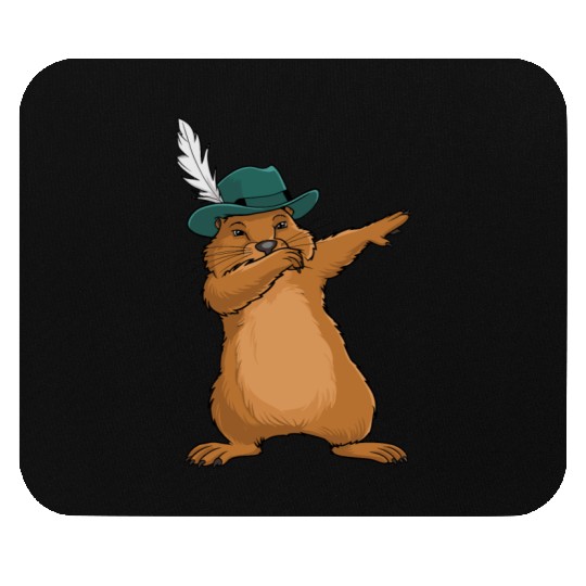 Groundhog Marmot for a Marmot lover groundhog fan Mouse Pads