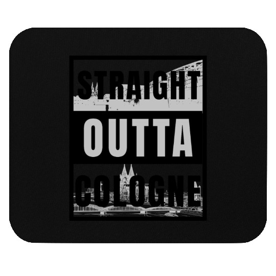 straight outta cologne koeln köln germany Mouse Pads